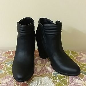 Sugar Black Heeled Boots